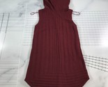 Tahari Sweater Womens Extra Small Maroon Red Cowl Neck Sleeveless Yak Wo... - $56.09