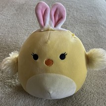 Squishmallows Original Yellow Chick Pink White Bunny Ears Easter Plush Toy 8&quot; - £9.59 GBP