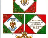 Royaume d&#39;ITALIE etendards de la Garde Royale 1805- 15 Le Plumet - $24.72