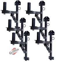 PA Speaker Wall Mount Bracket Stands (6 PACK) by GRIFFIN - All-Steel Pro... - $165.65 CAD