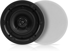 Pyle 6.5” Ceiling Wall Dual Speakers - 2-Way Full Range Stereo Sound (Pair) - £38.86 GBP