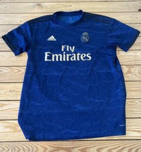 Adidas Men’s Fly Emirates Short Sleeve Shirt Size L Blue Sf7 - £21.57 GBP