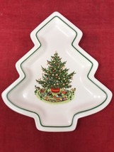 Vintage Pfaltzgraff Christmas Heritage Tree Shaped Dessert Serving Plate... - £11.80 GBP