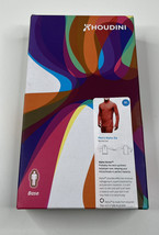 Houdini NWT mens XL Red Zip Up base layer athletic Top F7 - £28.38 GBP