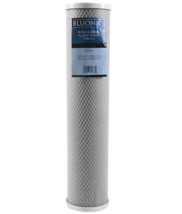 Bluonics Block Carbon 5 micron replacement 4.5&quot; x 20&quot; Whole House Filter, Sealed - £19.13 GBP