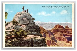 Bright Angel Point Grand Canyon National Park Arizona AZ UNP WB Postcard... - $2.92
