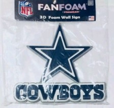 NFL Dallas Cowboys Official Logo 3D Fan Foam Logo Holding Wall Sign 15.6... - $519.23 MXN