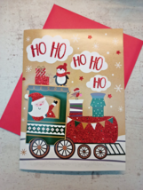 Musical Christmas Xmas Cards Light Up with Envelope Premium Set of 8 pcs 20x14cm - £31.28 GBP