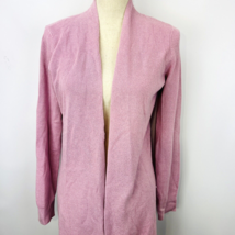 Cyrus Pink Cardigan Sweater Sz Small Women Long Sleeve Long Knit - £23.58 GBP