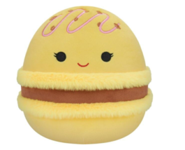 Squishmallows Official Visconti Lemon &amp; Chocolate Macaroon 8 Inch Stuffie - £22.37 GBP