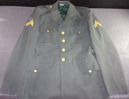 Usgi Vintage AG-44 Class 3 Em Dress Green Army Uniform Men&#39;s Jacket Coat 40XL - £32.37 GBP