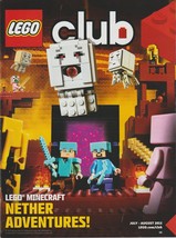 LEGO Club Magazine Minecraft Star Wars Jurassic World Marvel July - August 2015 - £15.45 GBP