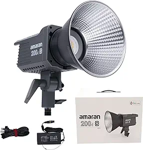 Aputure Amaran 200d S LED Video Light 200W Bowens Mount Daylight CCT 560... - $554.99
