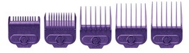 The Andis Nano-Silver Magnetic Attachment 5 Combs, Small Sizes, 6&quot;, 8&quot;, 4&quot;, - £25.79 GBP