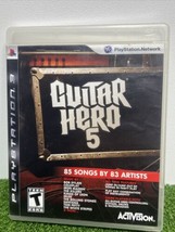 PS3 - Guitar Hero - Guitar Hero 5 - Sony PlayStation 3 Game Complete w/ manual - £11.45 GBP