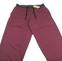 Nike Pro Dri-FIT Fleece Fitness Pants Men's Size Medium Maroon NEW DV991... - $54.95
