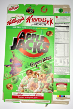 2000 Empty Apple Jacks New with Green Jacks 15OZ Cereal Box SKU U200/366 - $18.99