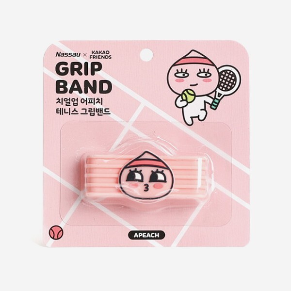 Nassau x Kakao Friends Cheer Up Apeach Tennis Grip Band Racket Racquet B... - $14.31