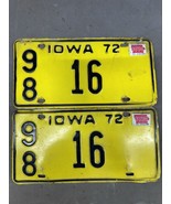 Iowa 1975 County Car Truck Firebird Camaro Chevy License Plates Dodge Fo... - $95.56 CAD