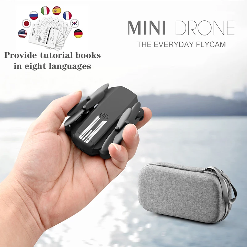 LS-MIN Mini RC Foldable drone 4K 1080P 480P HD Camera FPV WiFi Selfie Helicopt - £25.05 GBP+