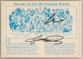 History of the DC Universe Redemption Card SIGNED George Perez &amp; Howard ... - £32.10 GBP