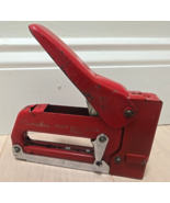 Swingline #800 Red Handheld Heavy Duty Metal Tacker  Staple Gun Tested - $11.87