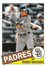 2020 Topps 1985 #85-82 Manny Machado San Diego Padres ⚾ - £0.75 GBP