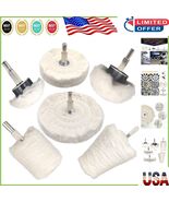 Versatile 6-Piece Drill Polishing Wheel Set for Metal, Plastic, Glass &amp; ... - $37.18 CAD