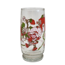 VINTAGE 1980 STRAWBERRY SHORTCAKE + CUSTARD GLASS DRINKING CUP 16oz - $19.00