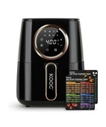 [NEW LAUNCH] KOOC Large Air Fryer, 4.5-Quart 4.5 Quart, Black - Upgraded - £93.41 GBP