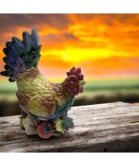 FITZ and FLOYD Classics Country  Centerpiece Ceramic Rooster on Fruit 12... - €142,30 EUR