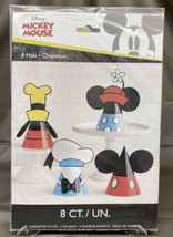 Disney Mickey Mouse And Friends 8 Cone Party Hats - £1.95 GBP