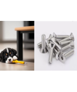  10-Pack 3/8-16 x 1&quot; Flat Head Socket Cap Screws – 18-8 Stainless Steel - $14.43