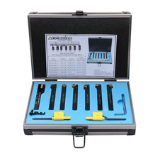Industrial Tools 3/8&#39;&#39; Shank 7 Pc Indexable Carbide Turning Tool Set in ... - $2,662.86 MXN