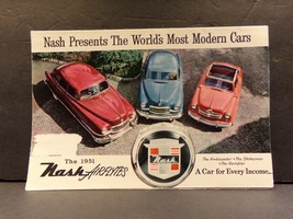 The 1951 Nash Airflytes Sales Brochure A Car for Every Income - £53.07 GBP