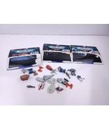 Star Wars Micro Machines Figurine Lot of 22 Ships &amp; Accessories &amp; 3 Card... - $124.99