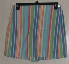 New Womens Liz Claiborne Lizsport Stripe Skort Size 14 - £18.35 GBP