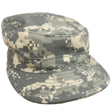 US Military Issue Army ACU Digital Camouflage Patrol Hat Cap RipStop Pocket 7.25 - £26.45 GBP