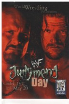 &#39;02 Fleer WWF Judgment Day &quot;Austin-Triple H&quot; PPV Poster Insert Card (Mint){4045} - £9.45 GBP