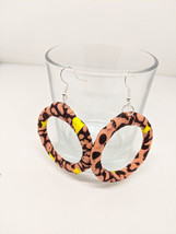 Best Handmade Silky Knit Ear Wrap African Print Hoop Earrings - £4.85 GBP
