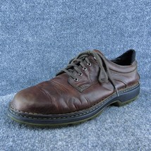 Timberland  Men Sneaker Shoes Brown Leather Lace Up Size 9.5 Medium - $29.69