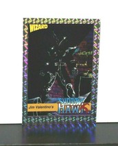 1992 Wizard Magazine Jim Valentino&#39;s SHADOW HAWK Prizm card #2 - £3.07 GBP