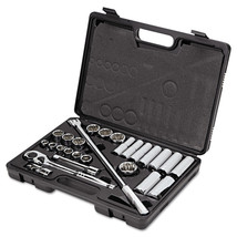 Stanley 85434 26-Pc. SAE 6/12-Pt. 1/2 in. Mechanic&#39;s Tool Set New - £75.91 GBP