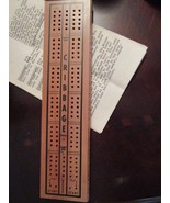 CRIBBAGE BOARD GAME IN ORIGINAL BOX AUTHENTIC - $72.26