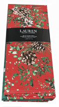 Ralph Lauren Christmas Pine Cone Kitchen Dish Towels Set of 3 Thanksgiving - £27.25 GBP