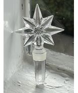Vtg Waterford Crystal Celebration Star Wine Bottle Stopper. 4.25” X 3” N... - $17.93 CAD
