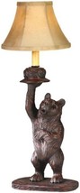 Sculpture Table Lamp Honey Pot Bear Rustic Hand Painted OK Casting USA Made - £376.11 GBP