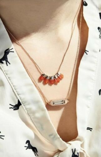 Primary image for Stella & Dot oil diffuser necklace, rose gold