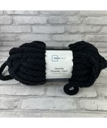 Mainstays Chunky Chenille Yarn 31.7 yd Black 100% Polyester Super Bulky New - $9.44