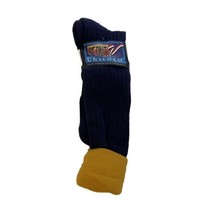 Vtg Nos 1996 Boy Scouts Bsa Socks Scout Uniform Htf Rare Blue/ Yellow Top Small - £13.04 GBP